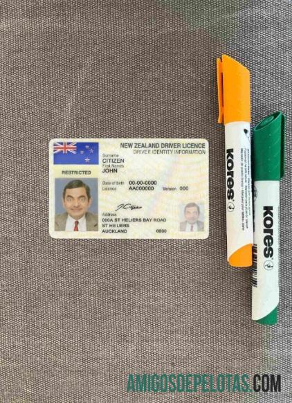 Nova Zelândia DL fotovisual frontal baixar para verificação